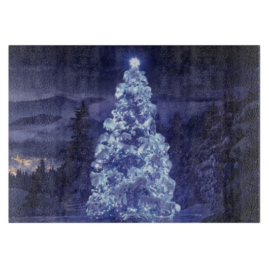 kerstboom snijplank (Voorkant)