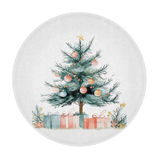 Kerstboom snijplank (Voorkant)