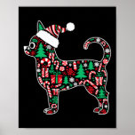 Kerstboom Snoep Chihuahua Santa Christmas Wom Poster<br><div class="desc">Kerstboom Snoep Chihuahua Santa Christmas Vrouwen Mannen</div>