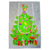 kerstboom Snoep Medium Cadeauzakje (Achterkant)