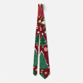 kerstboom snoep ornamenten lint stropdas (Achterkant)