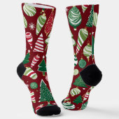 kerstboom snoep ornamenten sokken (Gebogen)