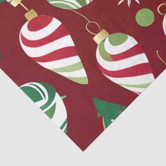 kerstboom snoep ornamenten tissue papier (Detail)