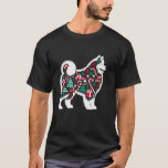 Kerstboom Snoep Samoyed Santa Christmas Vrouwen T-shirt<br><div class="desc">Kerstboom Snoep Samoyed Santa Christmas Vrouwen Mannen Kind</div>