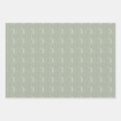 kerstboom Snowflake Inpakpapier Vel (Voorkant)