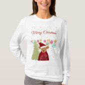  kerstboom Snowflake Reindester T-shirt (Voorkant)