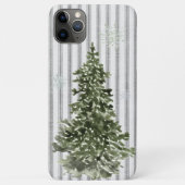 Kerstboom Snowflakes smaakstreep Case-Mate iPhone Case (Achterkant)