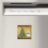 kerstboom Snowman Magneet (Insitu (Vaatwasser))