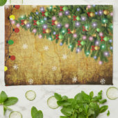 kerstboom Snowman Theedoek (Gevouwen)