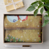kerstboom Snowman Tissuepapier (Geschenk)