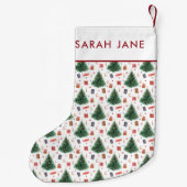 Kerstboom Sock Kleine Kerstsok (Achterkant)