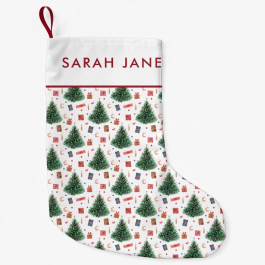 Kerstboom Sock Kleine Kerstsok (Voorkant)