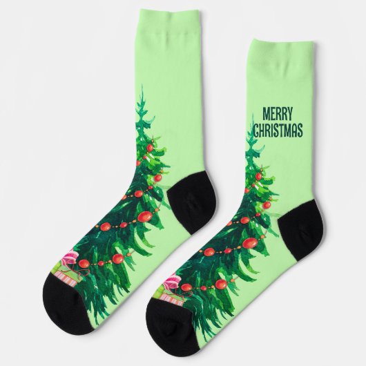 kerstboom sokken (Links)