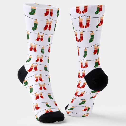 Kerstboom Soks Sokken (Gebogen)