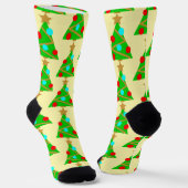 Kerstboom Soks Sokken (Gebogen)