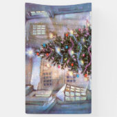 kerstboom spandoek (Verticaal)