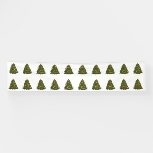 kerstboom spandoek (Horizontaal)