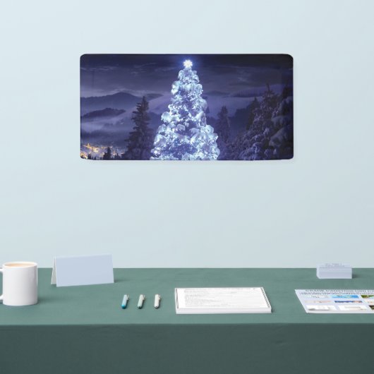 kerstboom spandoek (Beurs)