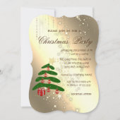 kerstboom, sparkle, zakenkerstfeest, kaart (Voorkant)