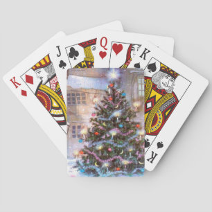 kerstboom  speelkaarten
