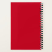 Kerstboom spiraal Notitieboek (Achterkant)