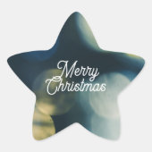  kerstboom ster sticker (Voorkant)