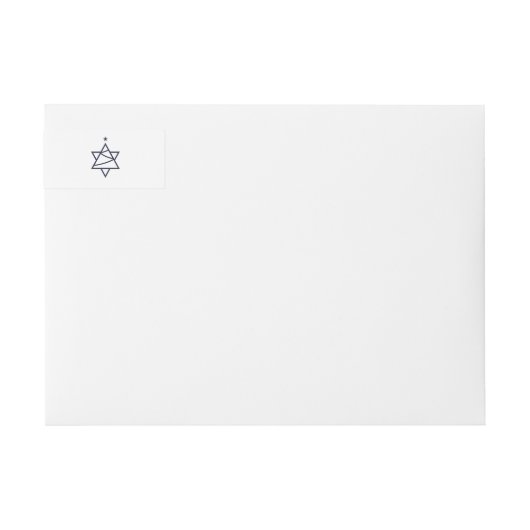 Kerstboom ster van David (Voorkant)