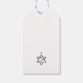 Kerstboom ster van David Cadeaulabel (Voorkant)