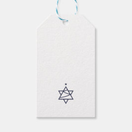 Kerstboom ster van David Cadeaulabel