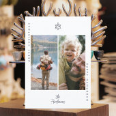 Kerstboom ster van David Feestdagenkaart