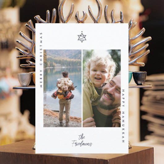 Kerstboom ster van David Feestdagenkaart