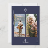 Kerstboom ster van David Feestdagenkaart (Voorkant)