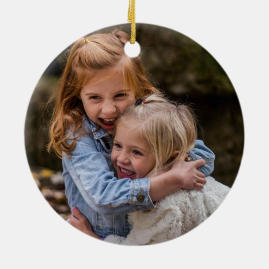 Kerstboom ster van David Keramisch Ornament (Achterkant)