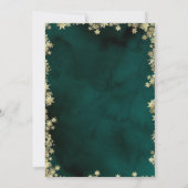 Kerstboom, sterren Groene Kerstmis Bedrijf Partij Kaart (Achterkant)