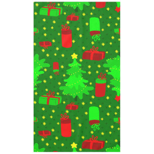 Kerstboom Sterren Kerstcadeau cadeaus Tafelkleed