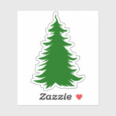 Kerstboom Sticker (Vel)