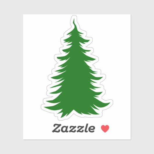 Kerstboom Sticker (Vel)