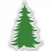 Kerstboom Sticker (Voorkant)