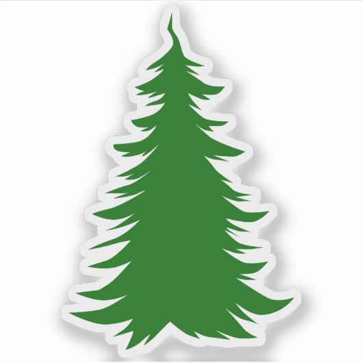 Kerstboom Sticker (Voorkant)