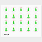 Kerstboom Sticker (Vel)