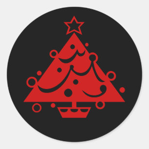 kerstboom sticker