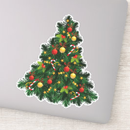 kerstboom sticker