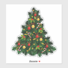 kerstboom sticker