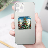 kerstboom sticker (Telefoon)