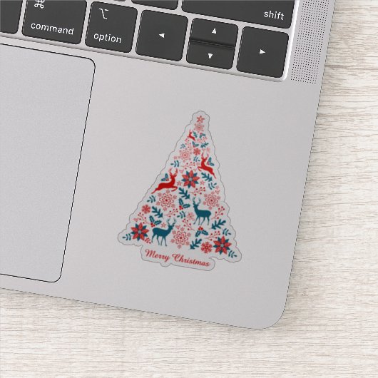 kerstboom sticker (Detail)