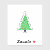 kerstboom sticker (Vel)