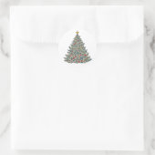 Kerstboom Sticker (Tas)