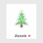 kerstboom sticker (Vel)