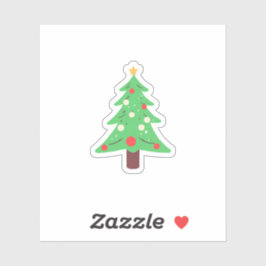 kerstboom sticker