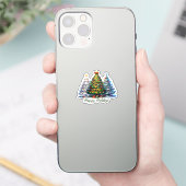 Kerstboom sticker (Telefoon)